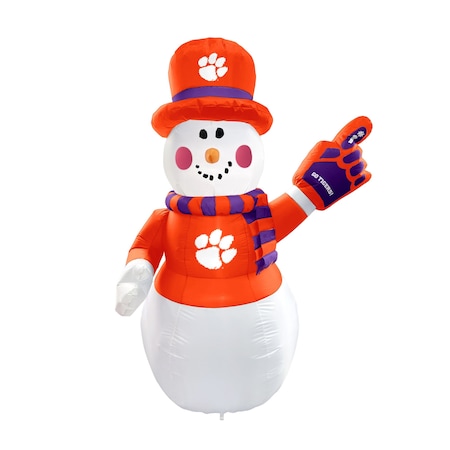 Logo Brands Clemson Inflatable Snowman 123-100-SM